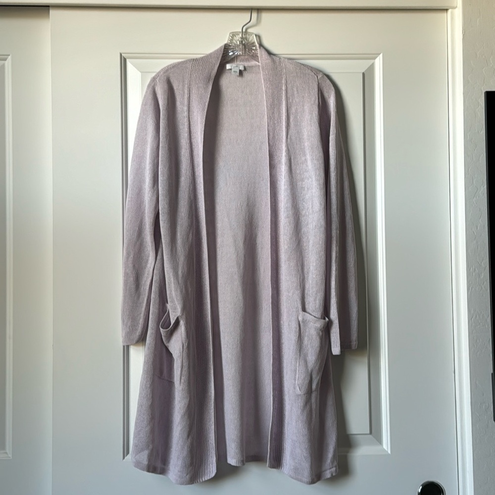 J Jill Open Front Cardigan with Matching Shell